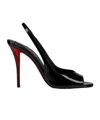 Christian Louboutin Sofia Z 110 Slingback Sandals In Patent Leather In Black