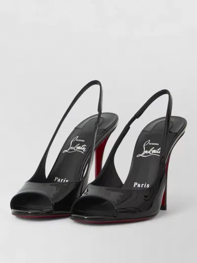 Christian Louboutin Sofia Z Slingback Pumps Open Toe In Black