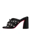 Christian Louboutin Spika Club High-heeled Sandals In Black