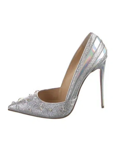 Pre-owned Christian Louboutin Spike Accents Studded Accents Pumps