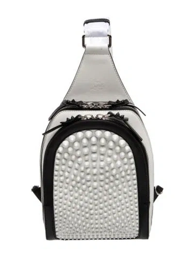 Pre-owned Christian Louboutin Spike Backpack In Multicolor