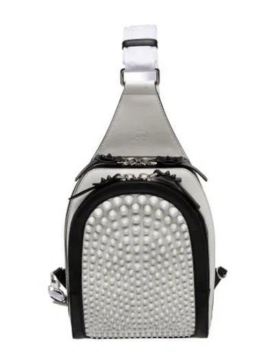 Pre-owned Christian Louboutin Spike Backpack In Multicolor