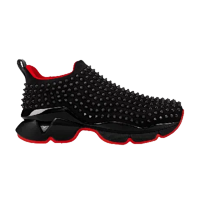 Pre-owned Christian Louboutin Spike Sock 'black'