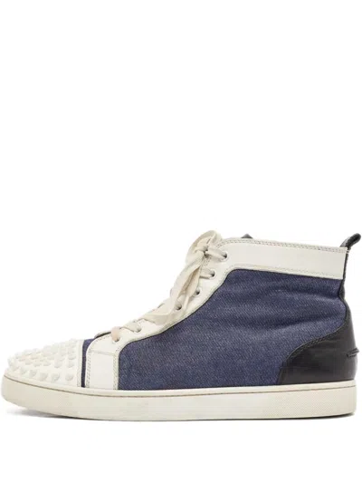 Pre-owned Christian Louboutin Spike-stud Sneakers