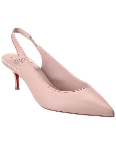 Christian Louboutin Sporty Kate 55 Leather Slingback Pump