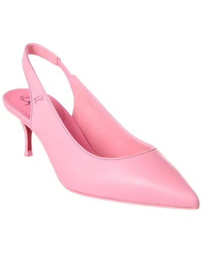 CHRISTIAN LOUBOUTIN CHRISTIAN LOUBOUTIN SPORTY KATE 55 LEATHER SLINGBACK PUMP