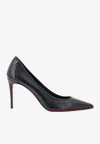 Christian Louboutin Sporty Kate 85 Leather Pumps In Black