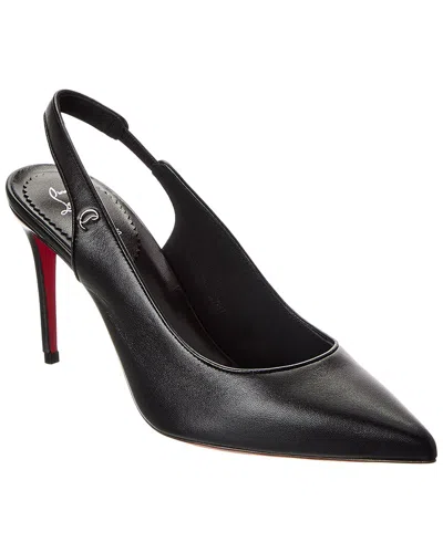 CHRISTIAN LOUBOUTIN CHRISTIAN LOUBOUTIN SPORTY KATE 85 LEATHER SLINGBACK PUMP
