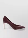Christian Louboutin Brown Patent Leather Décollette In Brown