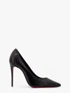 Christian Louboutin Kate Specchio Red Sole Leather Pumps In Black