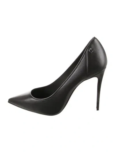 Pre-owned Christian Louboutin Sporty Kate Leather Pumps In Black