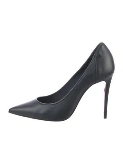 Pre-owned Christian Louboutin Sporty Kate Leather Pumps In Blue