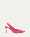 Christian Louboutin Sporty Kate Leather Red Sole Slingback Pumps