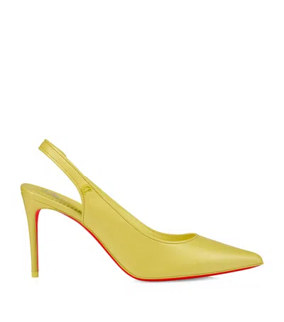 Christian Louboutin Sporty Kate Leather Slingback Pumps 85