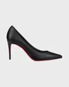 Christian Louboutin Women Sporty Kate 85 Leather Pumps In Black