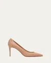 Christian Louboutin Sporty Kate Napa Red Sole Pumps In Blush