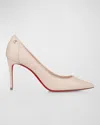 Christian Louboutin Sporty Kate Napa Red Sole Pumps In Leche
