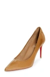 Christian Louboutin Sporty Kate Patent Leather Pump In Lionne/lin Lionne