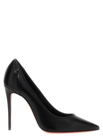 Christian Louboutin Sporty Kate Leather Pumps In Black