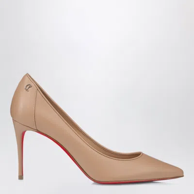 Christian Louboutin Sporty Kate Pumps In Lamb Nappa Leather With Mini Heel In Gold