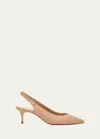 Christian Louboutin Sporty Kate Red Sole Slingback Pumps In Blushlin Blush