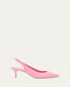 Christian Louboutin Womens Calipso Sporty Kate Sling 55 Leather Heeled Courts In Calipso
