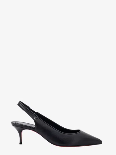 Christian Louboutin Sporty Kate Sling 55 Leather Slingback Pumps In Black