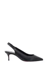 Christian Louboutin Sporty Kate 55 Leather Slingback Pump In Black