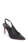Christian Louboutin Sporty Kate 85 Leather Slingback Pump