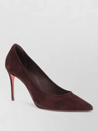 CHRISTIAN LOUBOUTIN SPORTY KATE SUEDE STILETTO CALF PUMPS