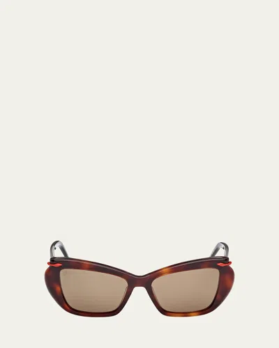CHRISTIAN LOUBOUTIN SQUARE ACETATE SUNGLASSES
