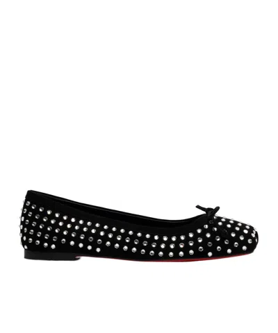CHRISTIAN LOUBOUTIN SQUARE HEAD FLAT-SOLED SHOES