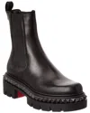 Christian Louboutin St Emilia Pyraclou Leather Boot In Black