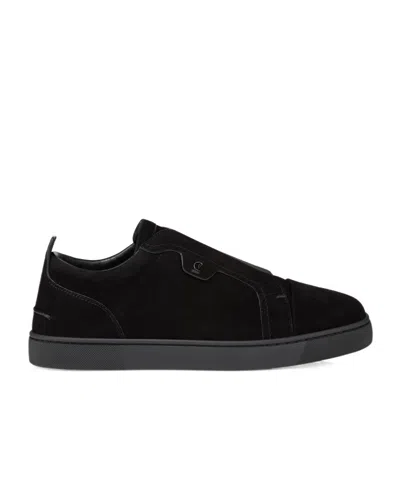 CHRISTIAN LOUBOUTIN CHRISTIAN LOUBOUTIN ST LOUIS LOGO PLAQUE SNEAKERS