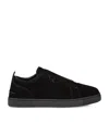 Christian Louboutin St. Louis Suede Slip-on Sneakers In Black