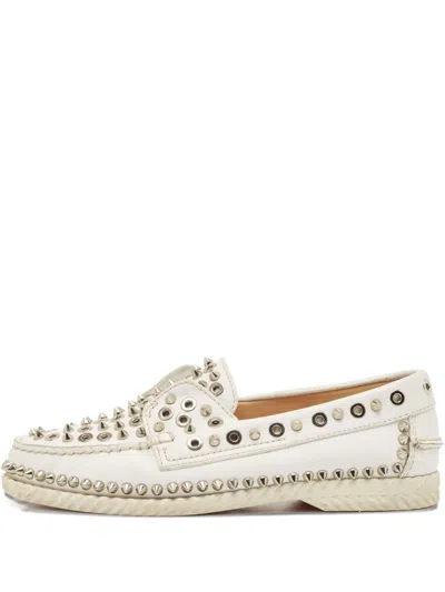Pre-owned Christian Louboutin Steckel Loafers