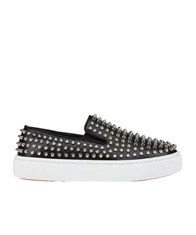 CHRISTIAN LOUBOUTIN CHRISTIAN LOUBOUTIN SPIKEBOAT STUD DETAILED SNEAKERS