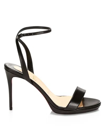 Christian Louboutin Stiletto 100mm Sandals In Black