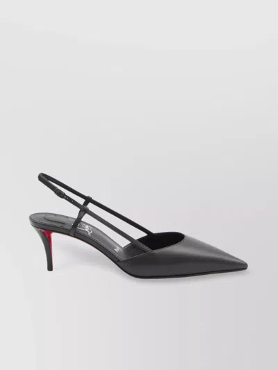 Christian Louboutin Stiletto Heel Slingback Pumps In Gray