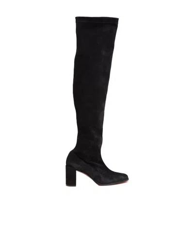 Christian Louboutin Stretchadoxa 70mm Over-the-knee Boots In Black