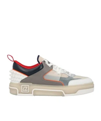 CHRISTIAN LOUBOUTIN CHRISTIAN LOUBOUTIN STUD DETAILED LACE-UP SNEAKERS