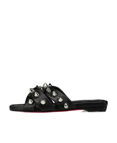 CHRISTIAN LOUBOUTIN CHRISTIAN LOUBOUTIN STUD EMBELLISHED OPEN TOE SANDALS