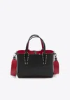 Christian Louboutin Studded Grained Leather Tote Bag