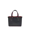 Christian Louboutin Studded Leather Tote Bag In Black