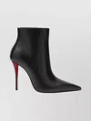 Christian Louboutin 100mm Miss Z Pointed-toe Stiletto Boots In Black