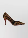 Christian Louboutin Miss Z Pony Skin Pumps With Leopard Print In Multi