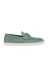 Christian Louboutin Boat Round Toe Loafers With Metal Hardware
