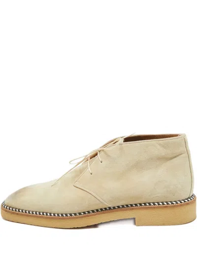 Pre-owned Christian Louboutin Suede Desert Boots