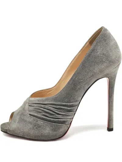Pre-owned Christian Louboutin Suede Heeled Pumps