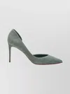Christian Louboutin Manuka Coloured Suede Kate Pumps In Green